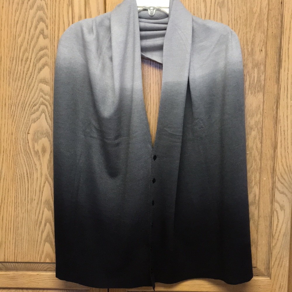 Infinity unique shawl with front and back buttons